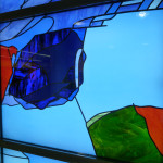 佐野ぬい / 動く青い世界地図 “The Traveling Blue World Map”